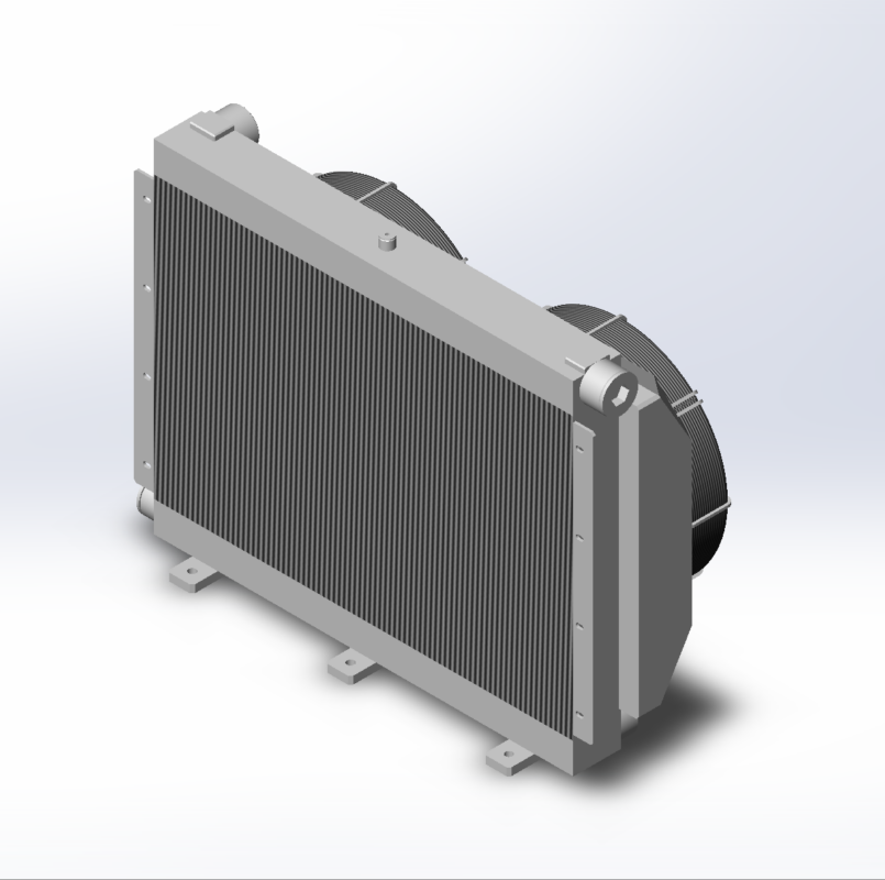 3D модель Маслоохладитель МО10
