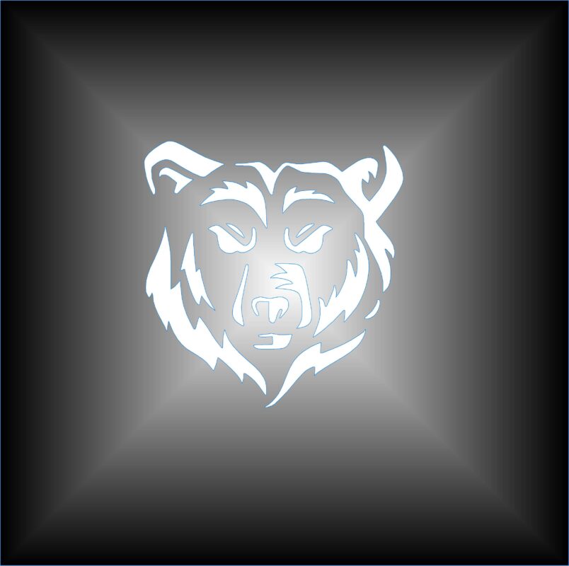 Чертеж Рисунок Медведь