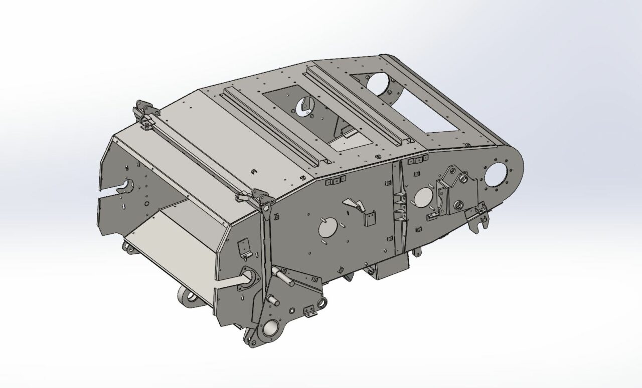3D модель Каркас наклонной камеры роторного комбайна (аналог Торум)