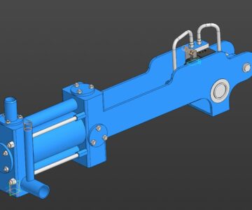 3D модель Буровой насос НБ-200/80М
