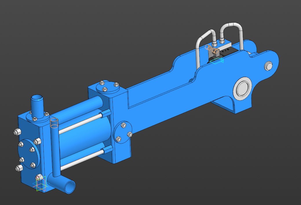 3D модель Буровой насос НБ-200/80М