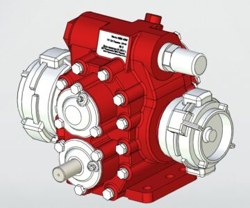 3D модель Насос шестеренный навесной НШН-600У