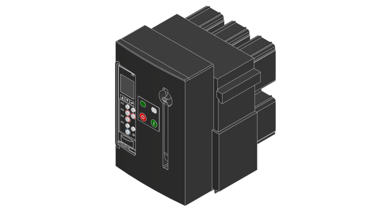 3D модель Воздушный автоматический выключатель EATON