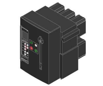 3D модель Воздушный автоматический выключатель EATON