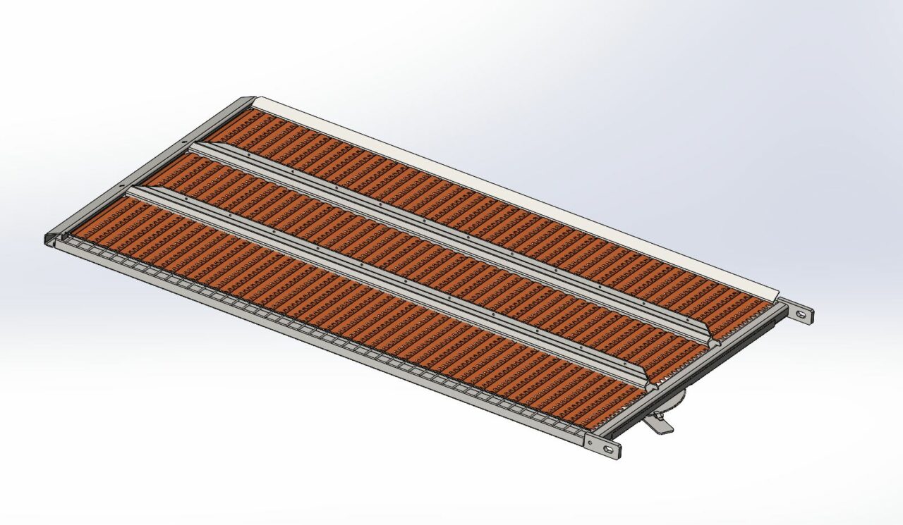 Чертеж Решето нижнее CASE NEW HOLLAND (84319323)