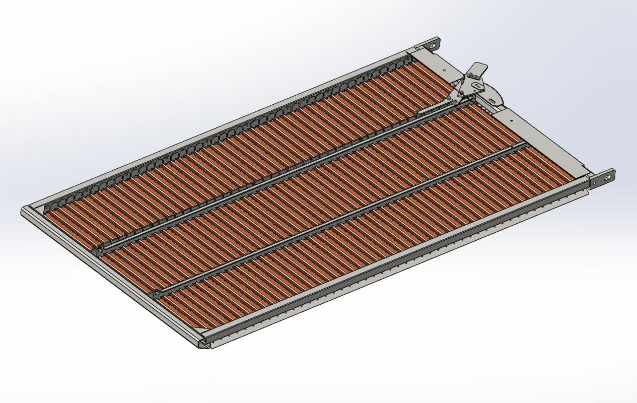 Чертеж Решето нижнее CASE NEW HOLLAND (84319323)