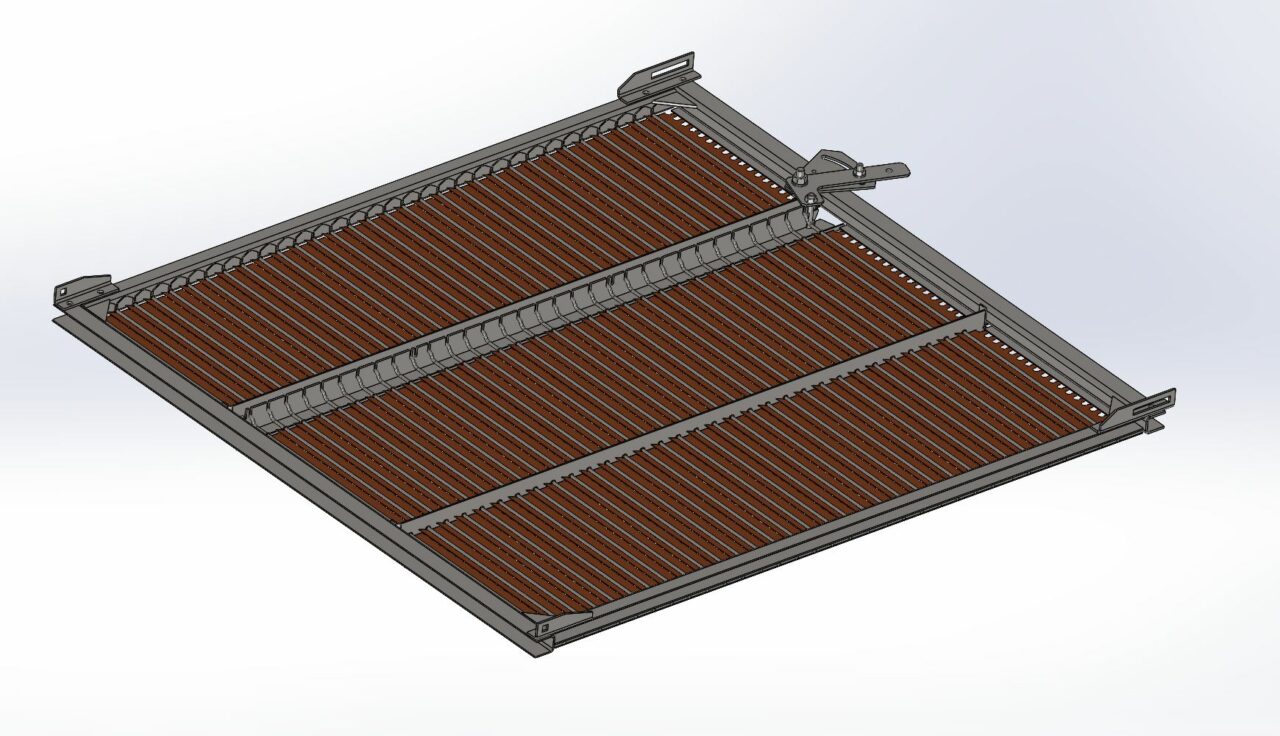 Чертеж Решето нижнее КДМ 2-16-2А Енисей