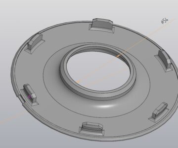 3D модель Колпак диска на классику