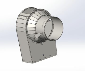 Чертеж Ножка зернового элеватора 7359921(7569002) комбайна CLAAS LEXION 540-560