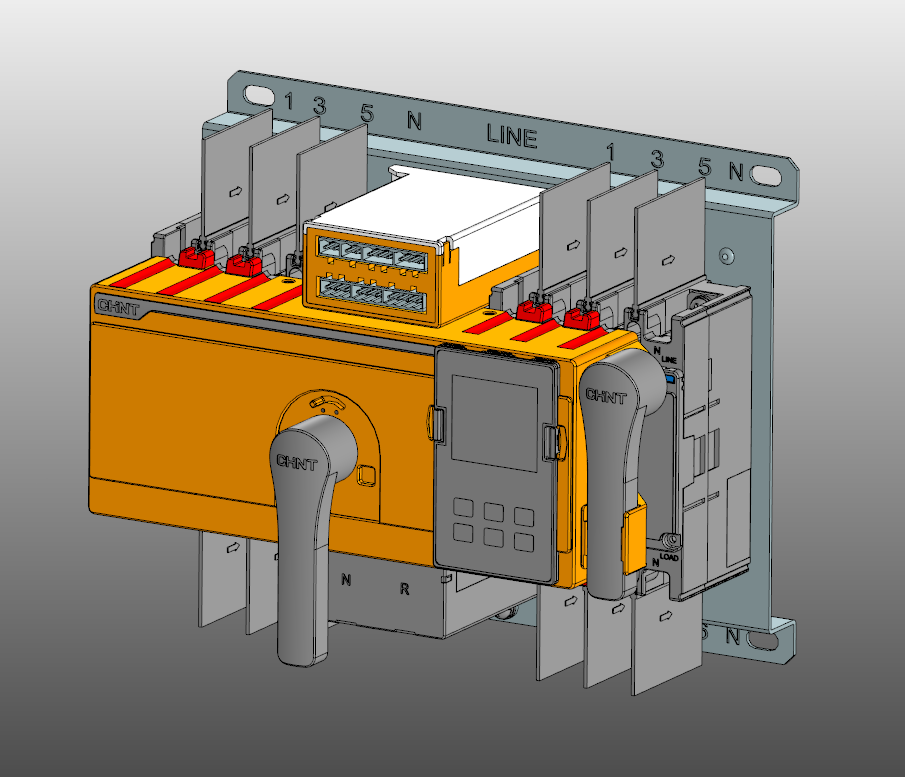 3D модель Устройство автоматического ввода резерва NXZM-125H/4B