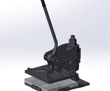 3D модель Пресс рычажный одноколонный ручной