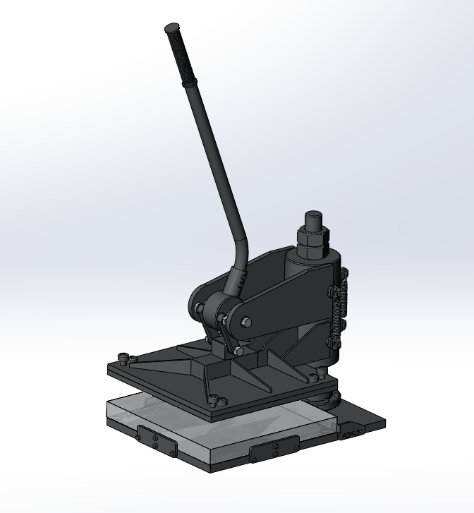 3D модель Пресс рычажный одноколонный ручной