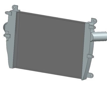 3D модель Охладитель ГАЗон NEXT наддувочного воздуха LRIC0341