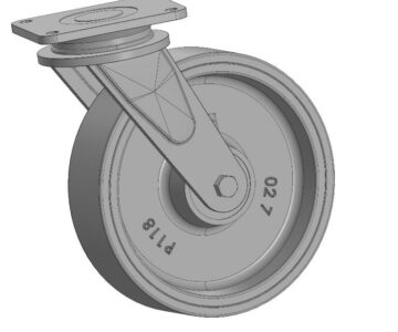 3D модель Опора колесная 300 мм.