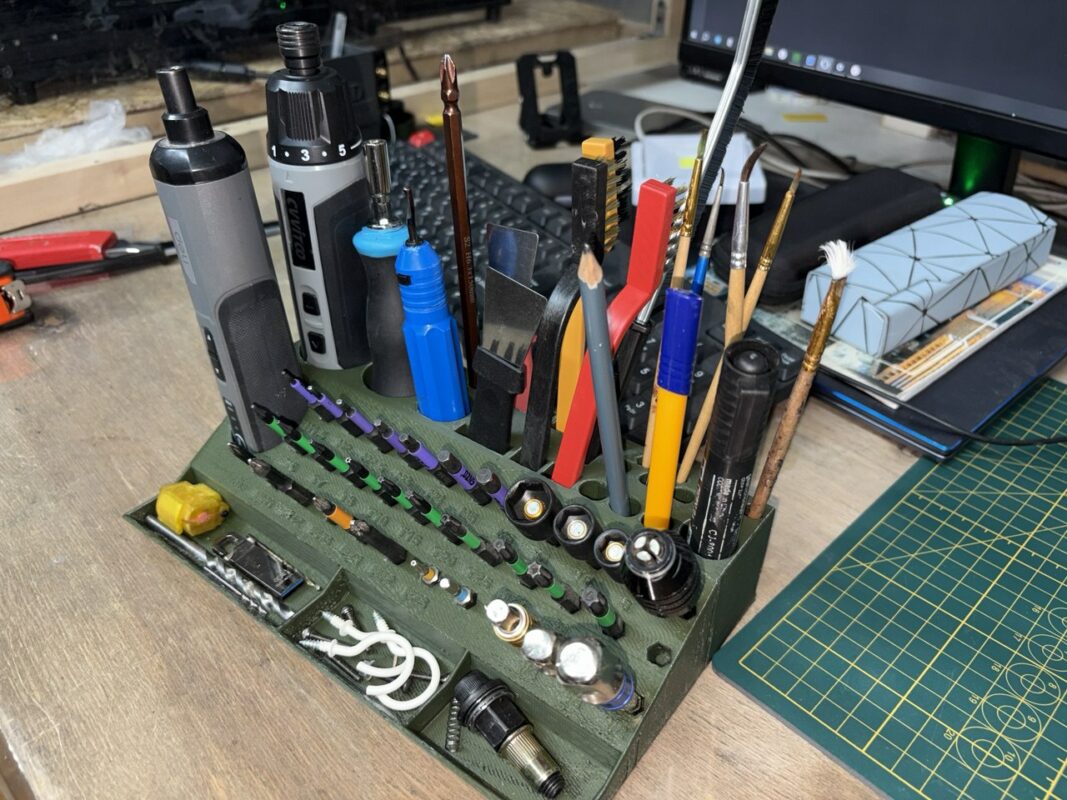 3D модель Органайзер для бит расширенный