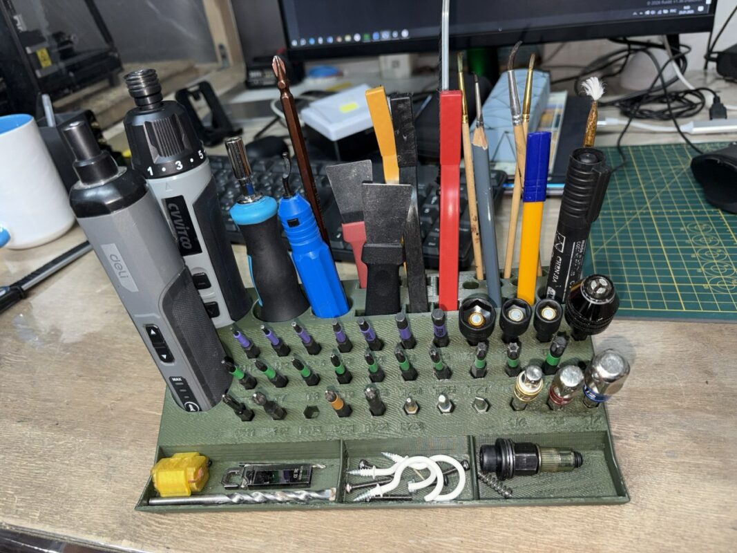 3D модель Органайзер для бит расширенный