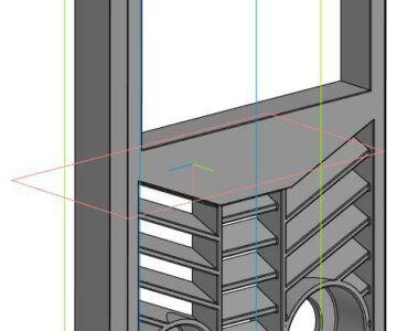 3D модель Передняя панель сварочного инвертора РЕСАНТА САИ-160Д
