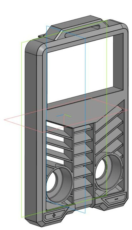 3D модель Передняя панель сварочного инвертора РЕСАНТА САИ-160Д