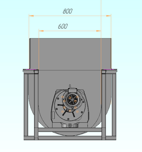 Чертеж Шнек лоточный для мойки сольи