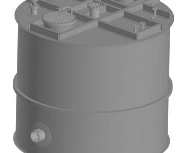 3D модель Отстойник для раствора А-МДЭА