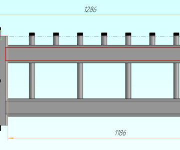 3D модель Гидрострелка системы для отопления частного дома