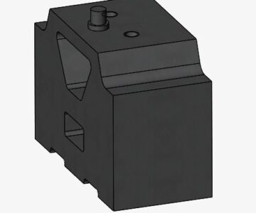 3D модель Подушка двигателя задняя ЯМЗ 6422-1001035