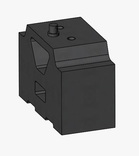 3D модель Подушка двигателя задняя ЯМЗ 6422-1001035