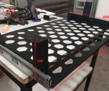 3D модель Выдвижная полка под клавиатуру