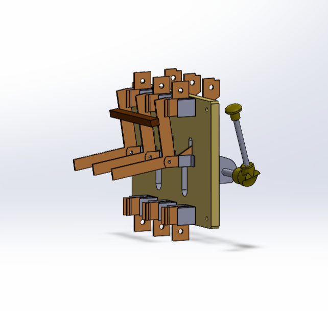 3D модель Переключатель-разъединитель ПРБ-01-37