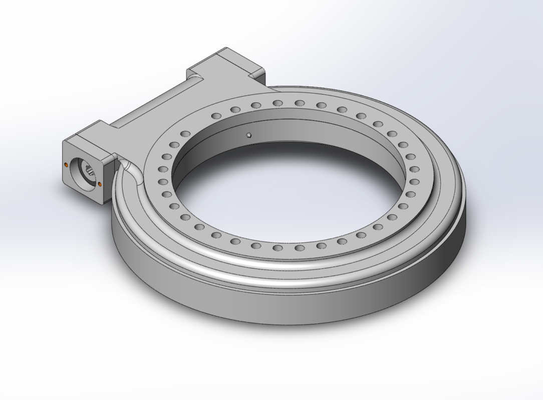 3D модель Редуктор поворотный червячный U-TRSM WEA25