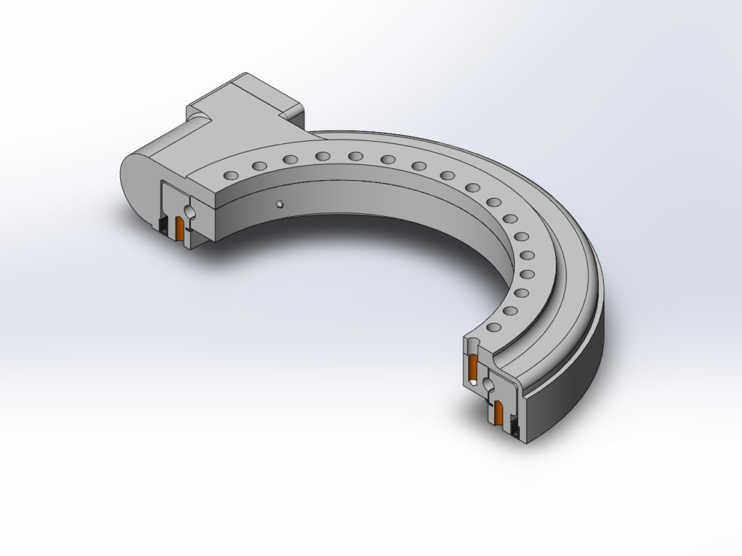 3D модель Редуктор поворотный червячный U-TRSM WEA25