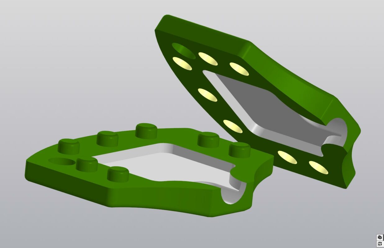 3D модель Модель ручки ключа Эльбор