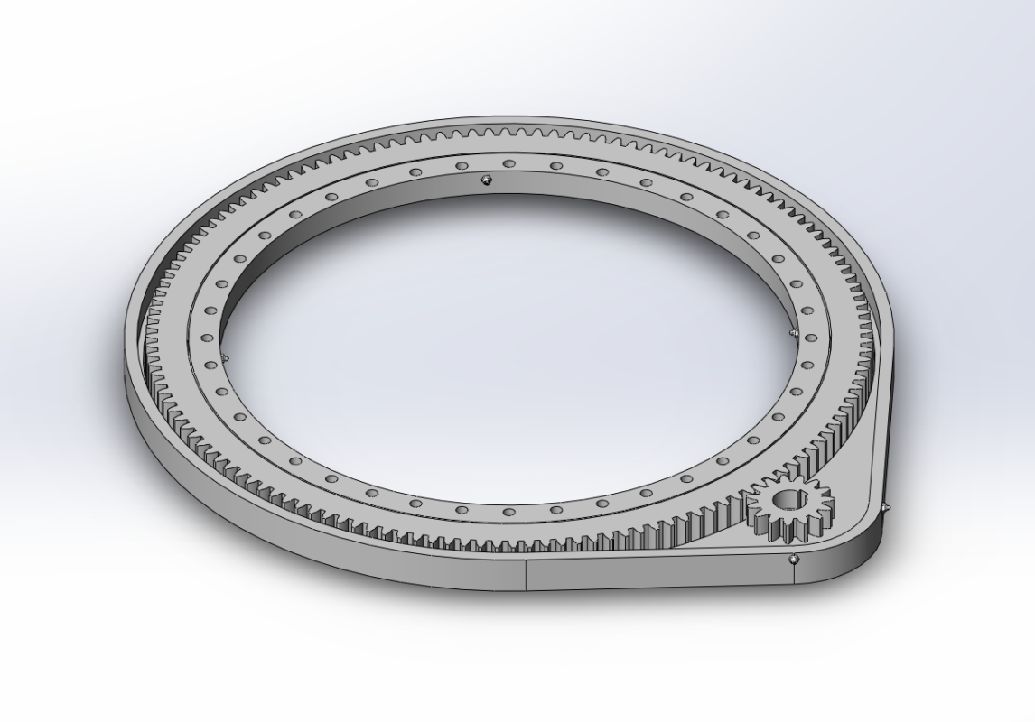 3D модель Редуктор поворотный U-TRSM S-II-O-0741