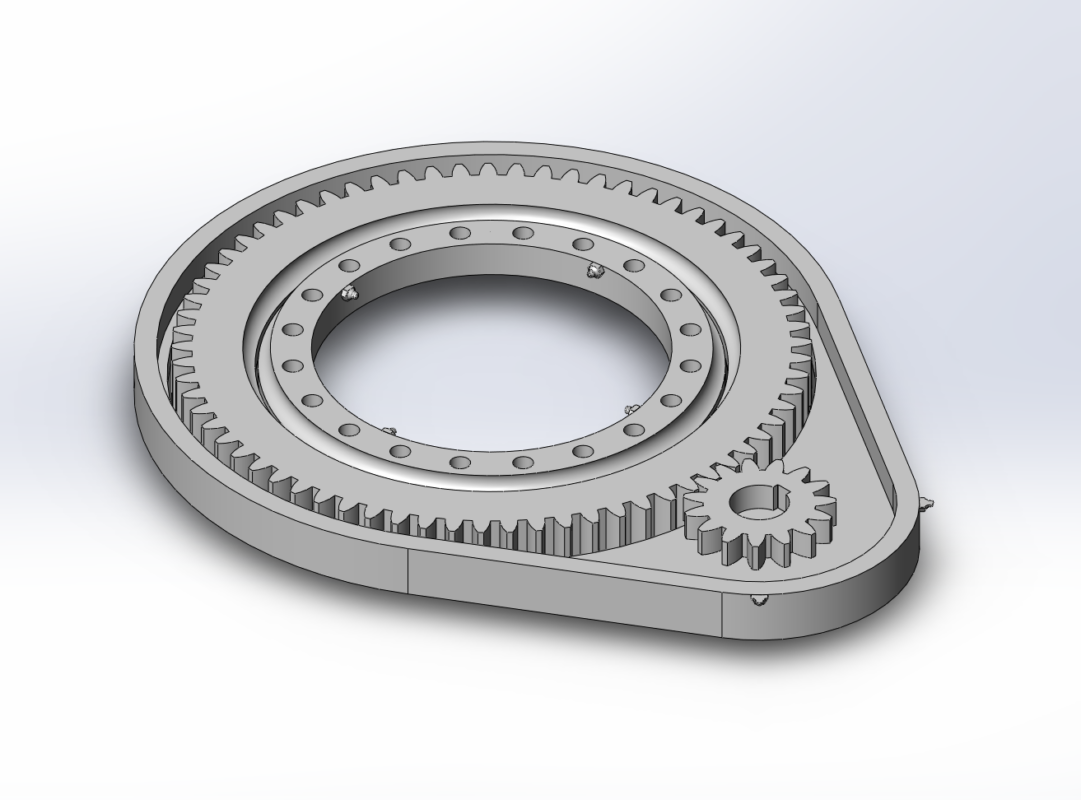 3D модель Редуктор поворотный U-TRSM S-II-O-0311