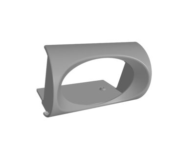 3D модель Рамка для установки часов а/м "Волга" ГАЗ-31105 в а/м Volga Siber, Chrysler Sebring, Dodge Stratus и пр.