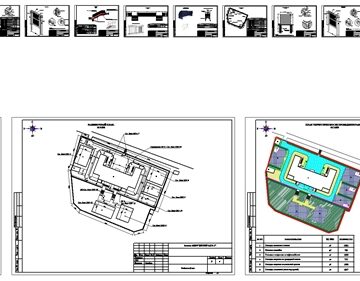 Чертеж Благоустройство территории здания МБДОУ "Детский сад №..."