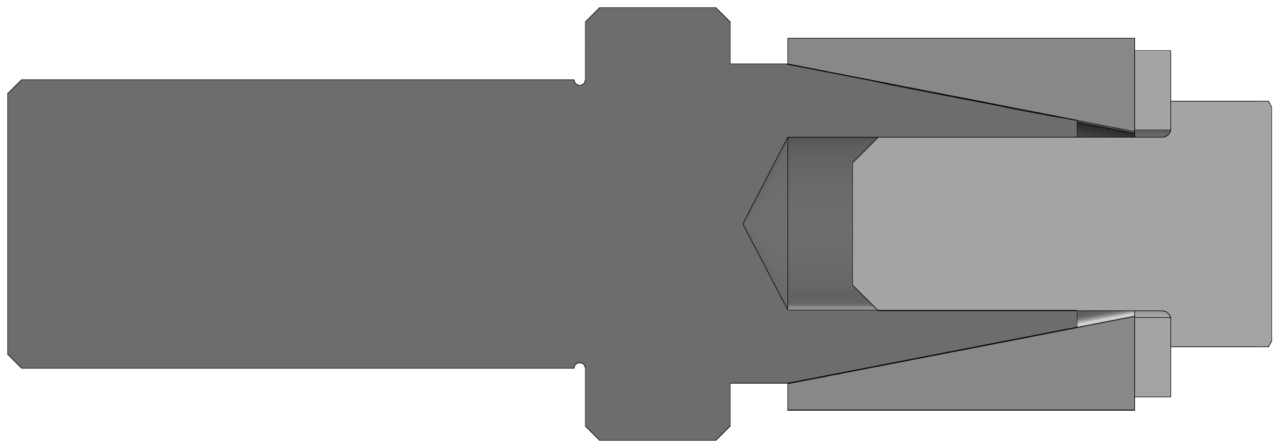 3D модель Оправка с разрезной втулкой