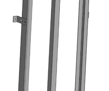 3D модель Затвор щитовой 600х600