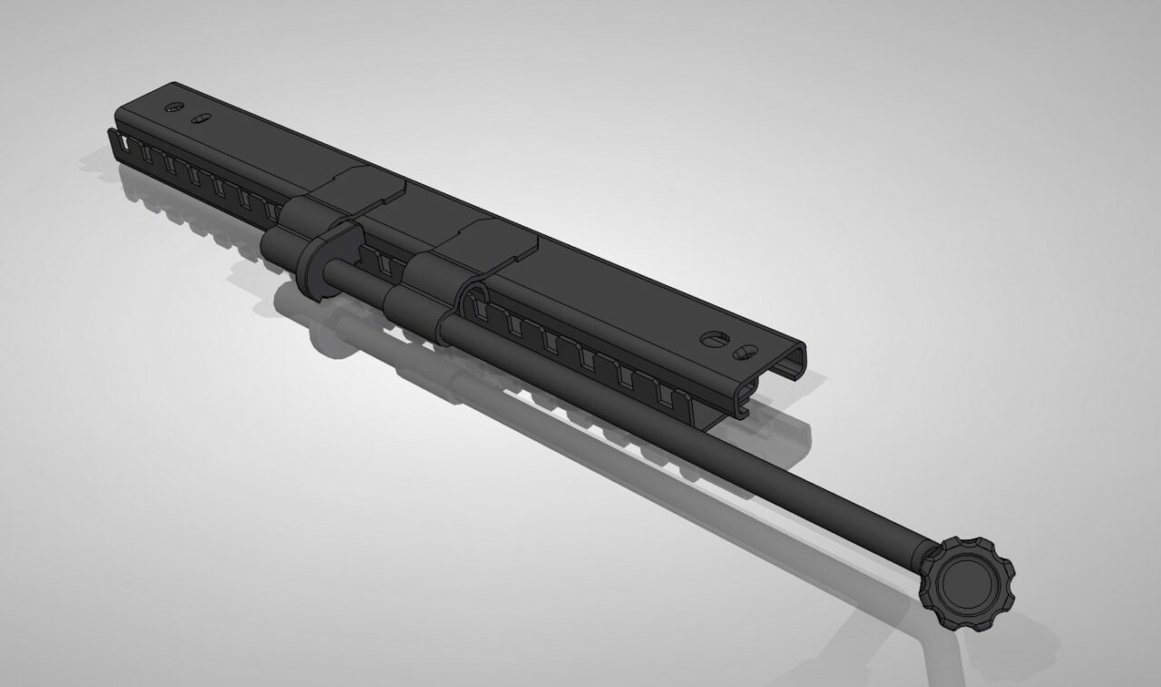 Чертеж Салазки сидений внутренние правые LADA 2105-6814010