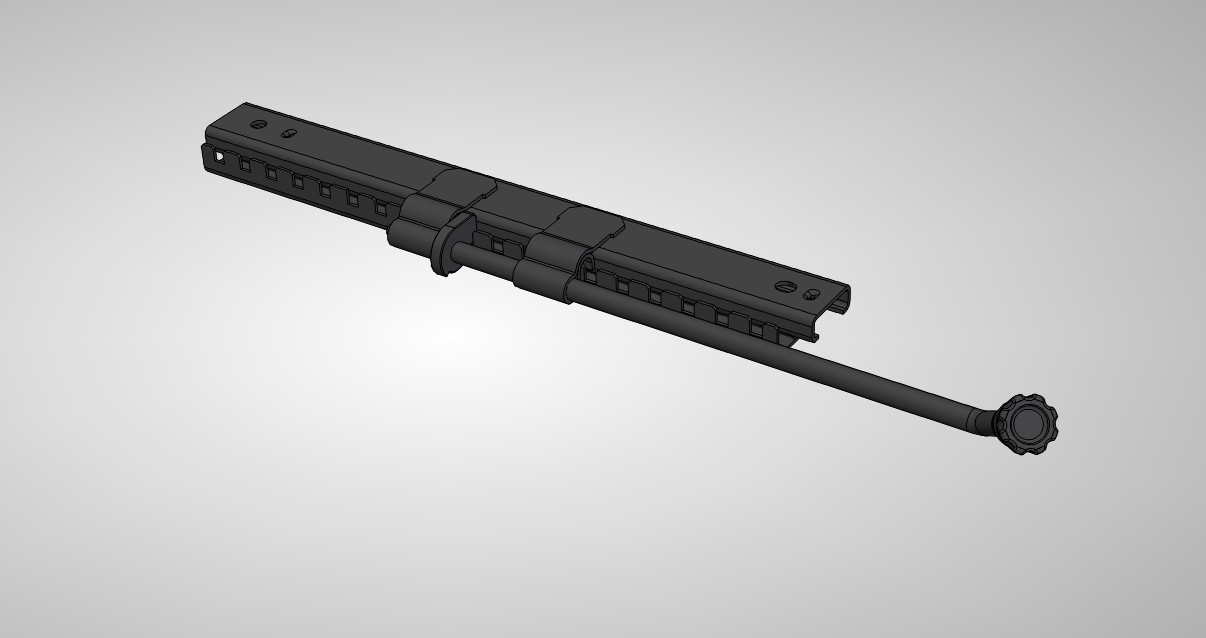 Чертеж Салазки сидений внутренние правые LADA 2105-6814010