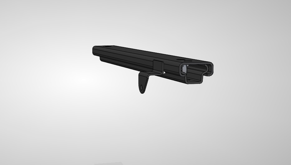 Чертеж Салазки сидений наружные правые LADA 2105-6814020