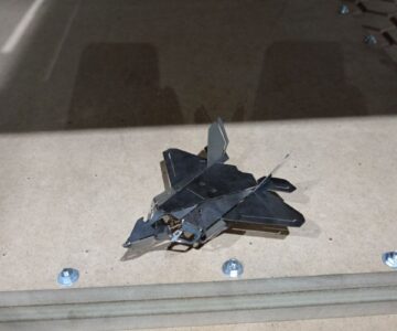 Чертеж Гибка самолет из металла