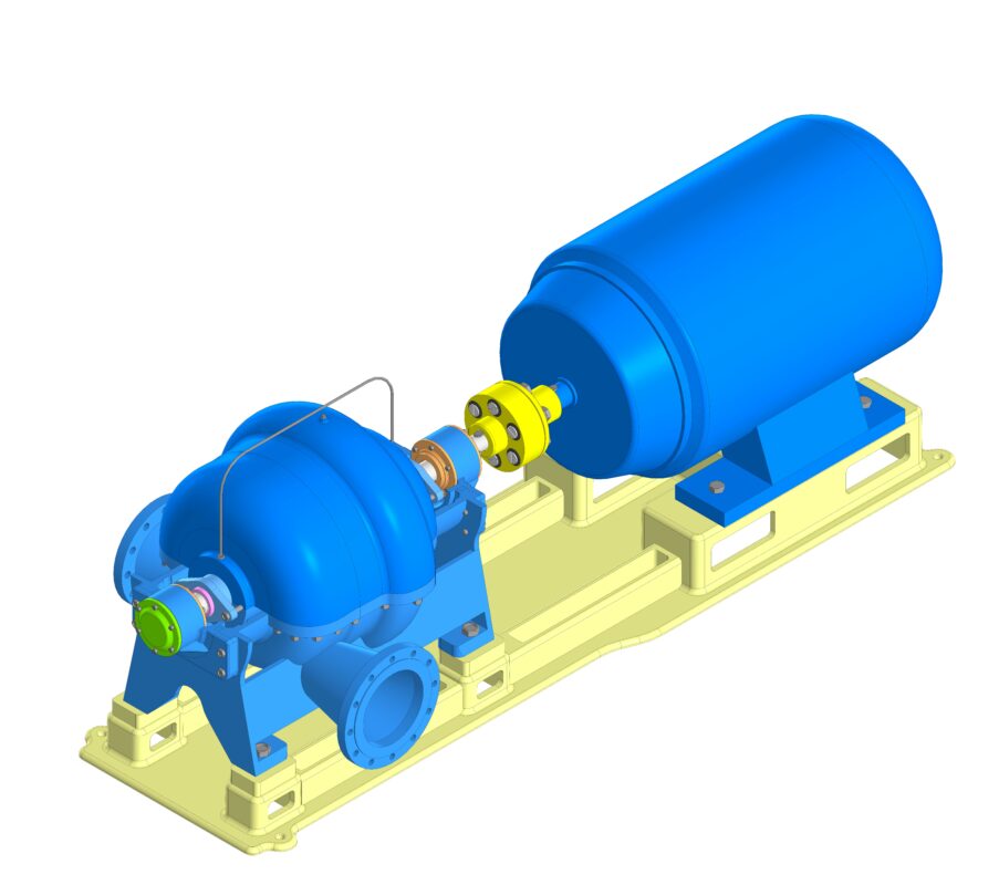 3D модель Насос центробежный ЦН400-105