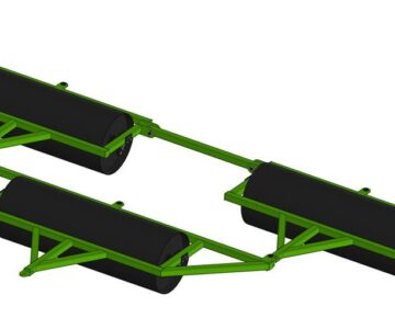 3D модель Каток гладкий водоналивной 3КВГ-6