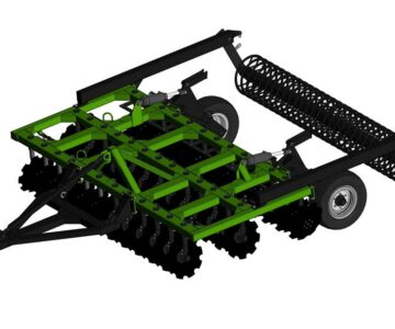 3D модель Борона дисковая прицепная БДМ-4х3П