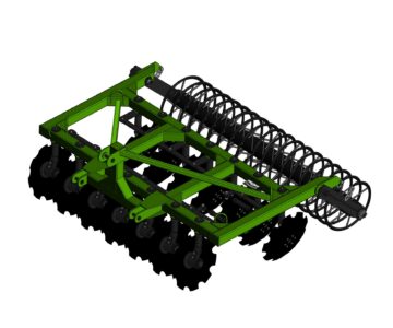 3D модель Борона Дисковая навесная БДМ-2,4х2Н