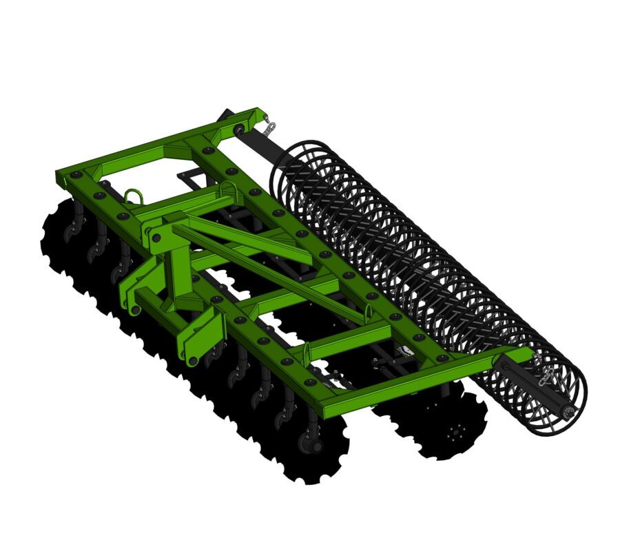 3D модель Борона дисковая навесная БДМ-4х2Н