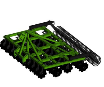 3D модель Борона дисковая навесная БДМ-4х4Н