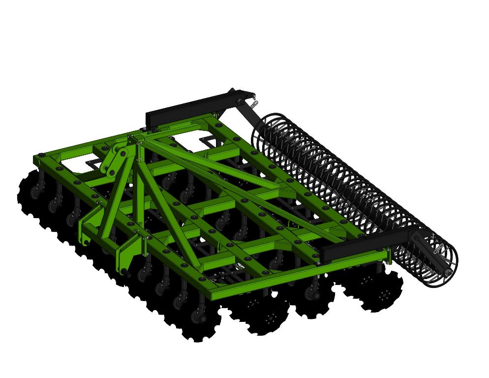 3D модель Борона дисковая навесная БДМ-4х4Н