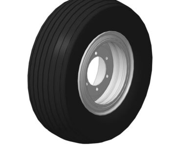 3D модель Колесо комплектное 10.0/75-15.3